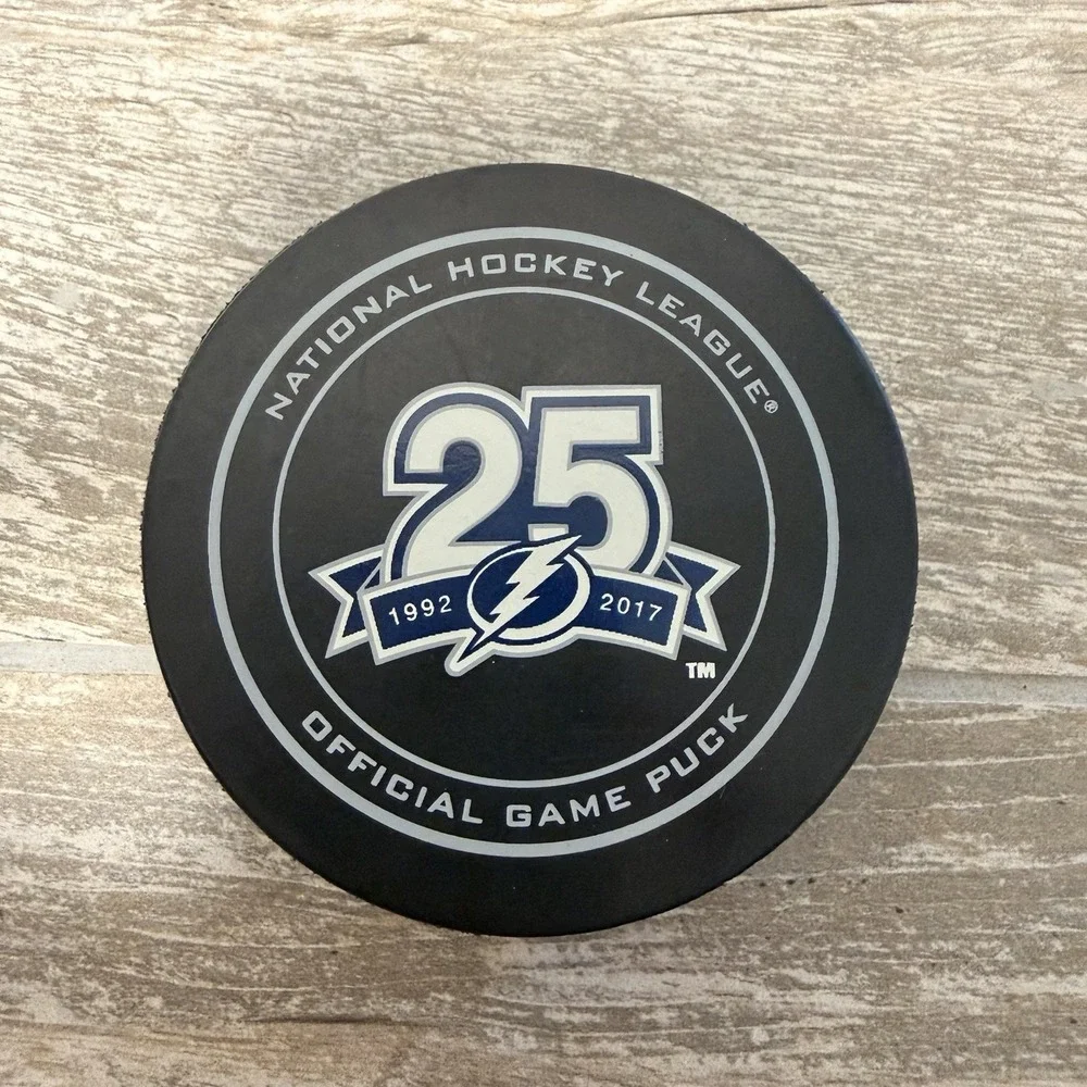 2017 NHL Official Game Puck Celebrating‎ 100 Year Anniversary Of The NHL